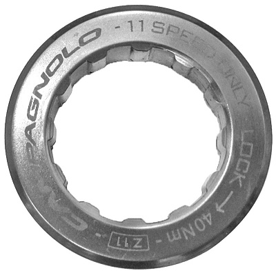 Зажим кассеты Campagnolo Silver Oversize Lockring 11s (thread: 27x1)