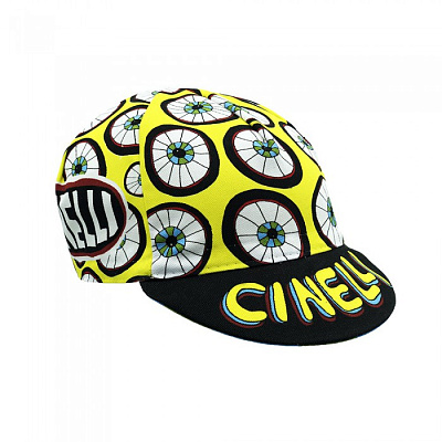 Велокепка Cinelli Eyes 4U Ana Benaroya / Желтый