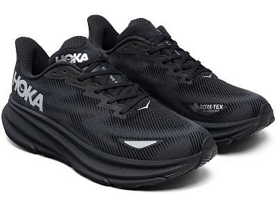 Беговые кроссовки мужские HOKA One One Clifton 9 GTX / Черный