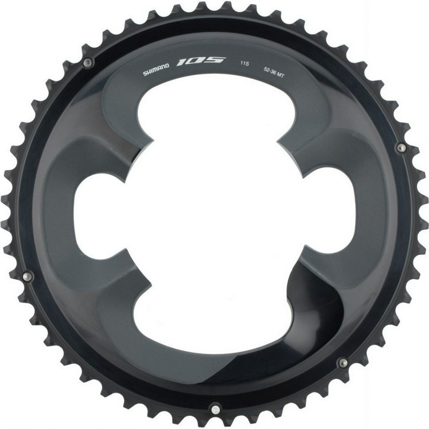 Звезда передняя Shimano 105 Chainring 52T for FC-R7000 / Черная