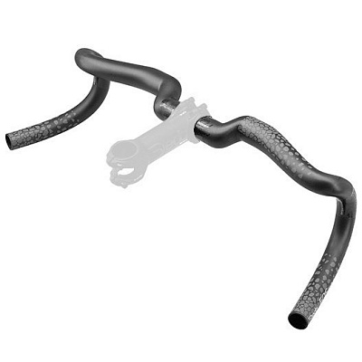 Руль гравийный DEDA Elementi GERA CARBON EOS Handlebar / Черный