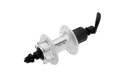 Втулка задняя Shimano HB-M475 Front Freehub - Disc 6-Bolt QR 36SP / Серый