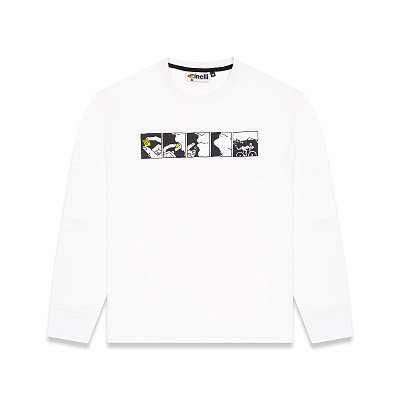 Лонгслив Cinelli T-Shirt Longsleeve Acid / Белый
