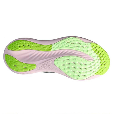 Беговые кроссовки женские Asics Gel-Nimbus 26 / Черный-Салатовый