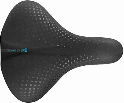 Седло городское Selle San Marco CITY Gel large nero tel-nero opaco 220 x 170 mm
