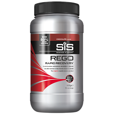 Напиток восстановительный SiS Rego Rapid Recovery углеводно-белковый в порошке, вкус Шоколад, 500гр.