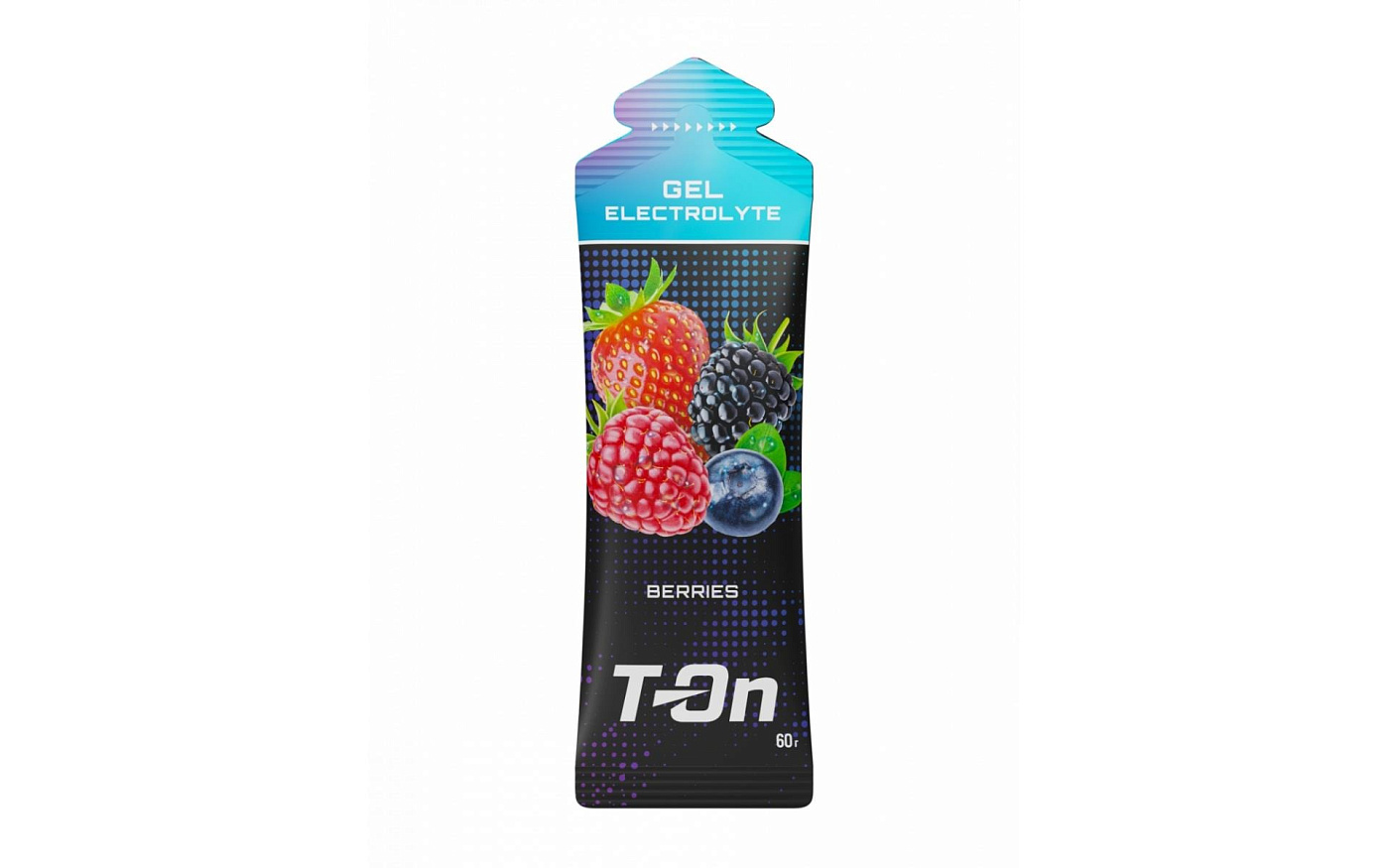 Энергетический углеводный гель T-ON ELECTROLYTE GEL / 60мл / Лесные Ягоды