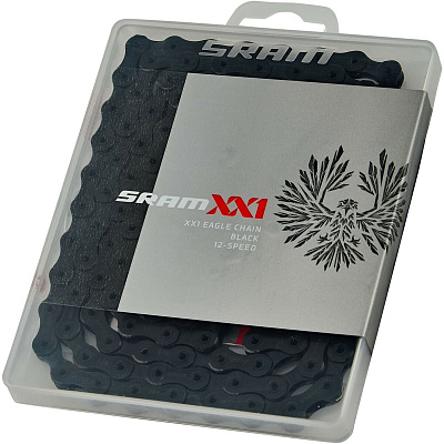 Цепь Sram Eagle XX1 CN-EAGL-XX1 Chain / Замок в комплекте / 12-Speed / Черный