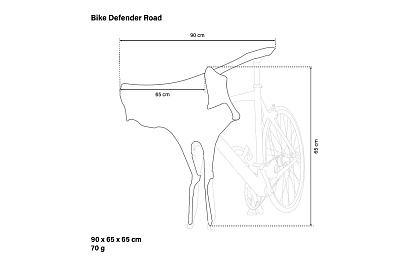 Чехол для велосипеда Scicon Defender Road / Черный																														