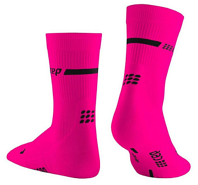 Женские спортивные компрессионные носки CEP Short Socks 3.0 / Розовый