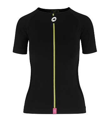 Термомайка с коротким рукавом Assos Assosoires Wom Spring Fall SS Skin Layer / Черный
