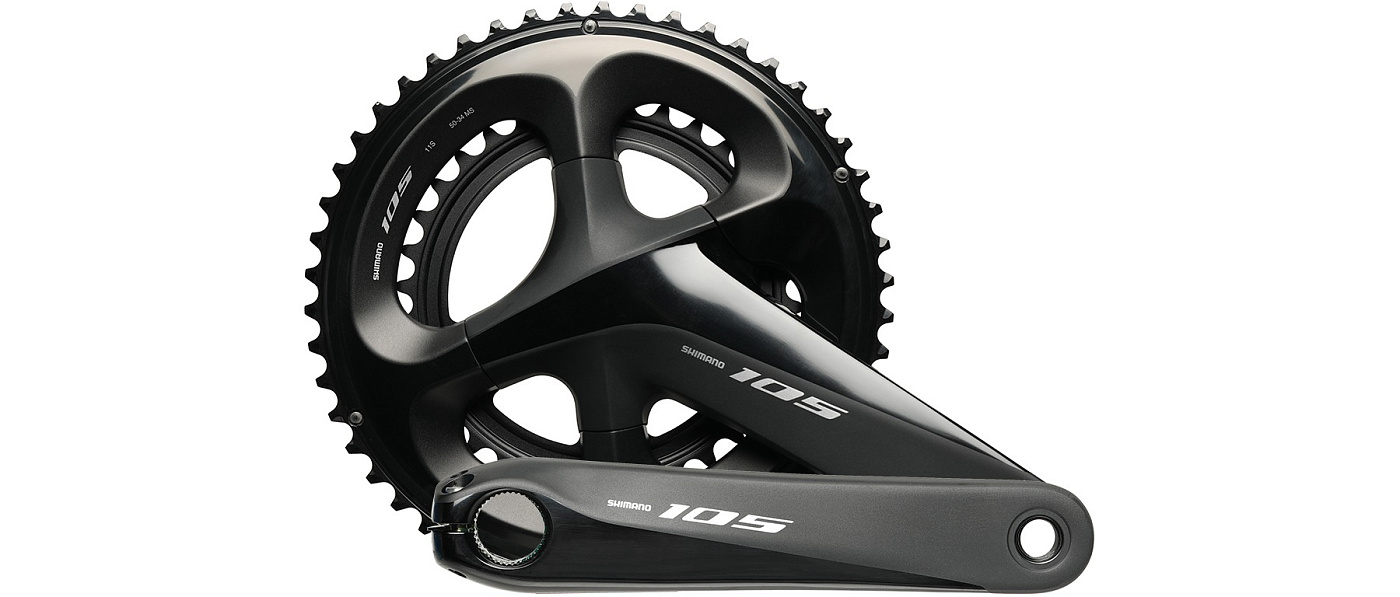 Система шатунов Shimano 105 FC-R7000 Road Crankset / 52/36T