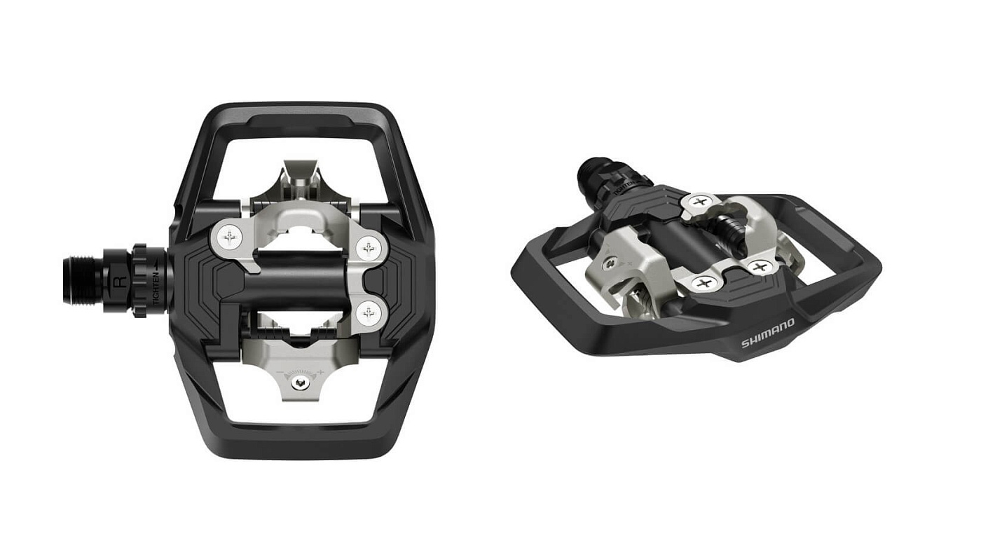 Педали контактные МТБ Shimano Pedal PD-ME700 / SPD / Шипы SM-SH51
