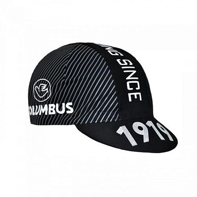 Велокепка Cinelli Columbus 1919 / Черный-Белый