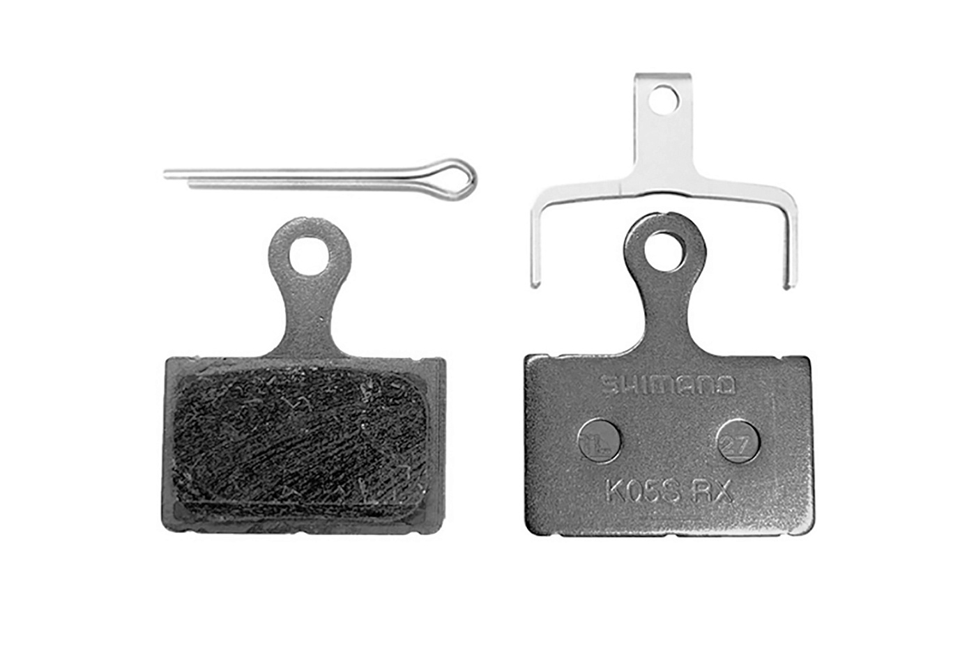 Колодки Shimano Disc Brake Pads K05S-RX Resin / Со шплинтом