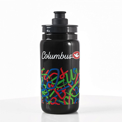 Фляга Cinelli Elite Waterbottle House Ind. Tubography 550мл / Черный