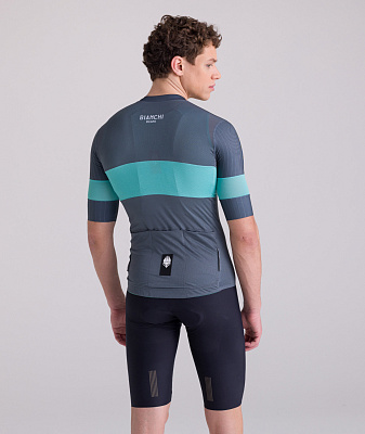 Веломайка Santini Bianchi Milano Race Unisex Jersey / Серый