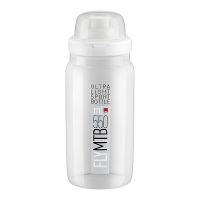 Фляга Elite Fly MTB 550мл / Прозрачный-Серый