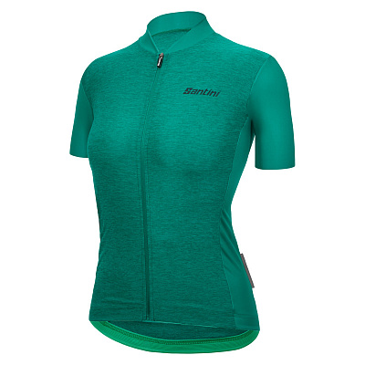 Веломайка женская Santini Colore Puro Women's SS Cycling Jersey / Зеленый