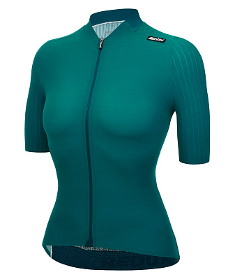 Веломайка женская Santini Redux Speed Women's SS Cycling Jersey / Зеленый