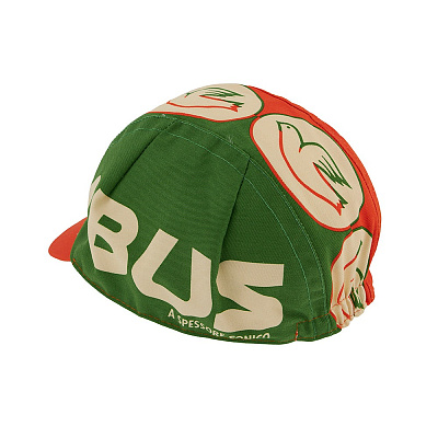 Велокепка Cinelli Cap Columbus Green Box Green & Red