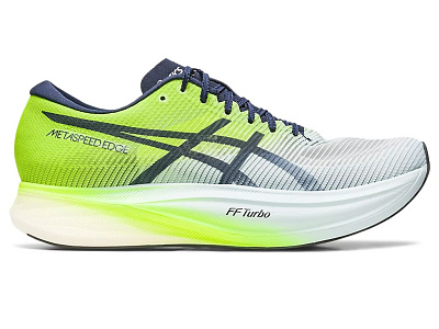 Беговые кроссовки унисекс Asics Metaspeed EDGE+ / Желтый-Белый