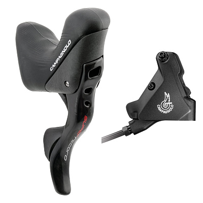 Шифтер-Тормозная ручка правая Campagnolo Super Record Right Ergopower DB Control + 140 Caliper / 2x1