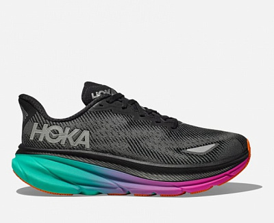 Беговые кроссовки мужские HOKA One One Clifton 9 GTX / Черный-Мультицвет