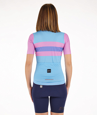 Веломайка женская Santini Eco Sleek Bengal Women's Jersey / Синий