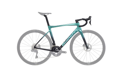 Рама шоссейная Bianchi Specialissima Pro MW / Матовый Целесте-Черный