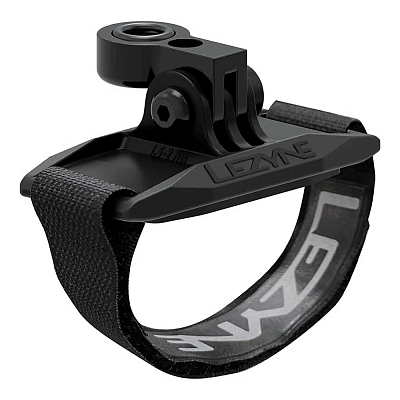 Крепление Фонарей К Велошлему LEZYNE Пластик Led Helmet Mount (Black)