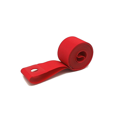 Ободная лента TBS D16" нейлон 25мм / Красный