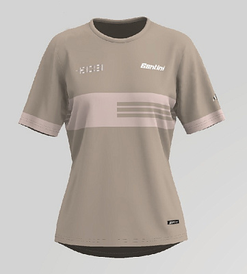 Беговая футболка женская Santini Vibe SS Running Jersey / Custom ECSI
