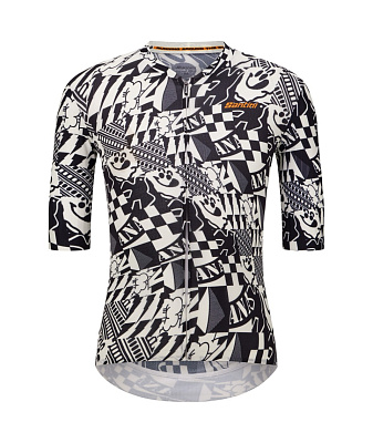 Веломайка Santini 60 Limited Edition SS Cycling Jersey / Белый