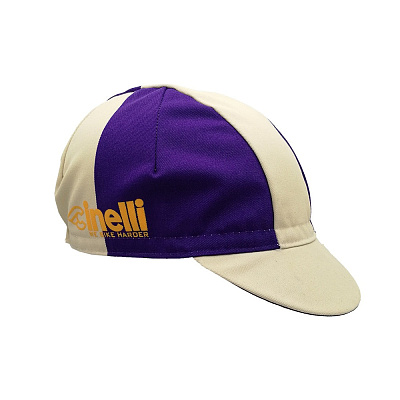Велокепка Cinelli Cap We Bike Harder / Фиолетовый-Белый