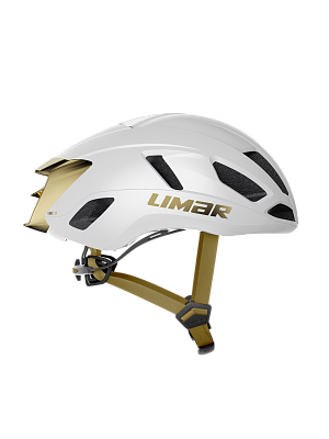 Велосипедный шлем Limar Air Atlas W&B Series / Белый-Золотой