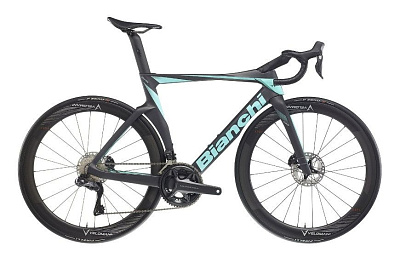 Bianchi Oltre Pro Dura Ace Di2 12S V50R / Черный-Целесте