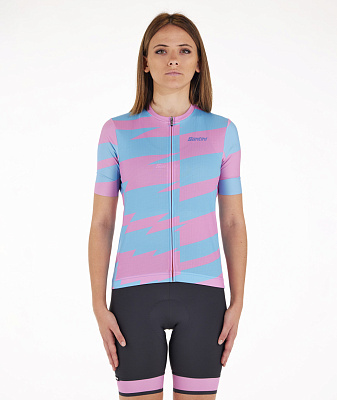 Веломайка женская Santini Furia Women's Jersey / Синий