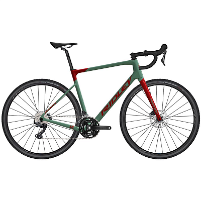 Велосипед гравийный Ridley Grifn GRX810 2х11 / Зеленый-Красный