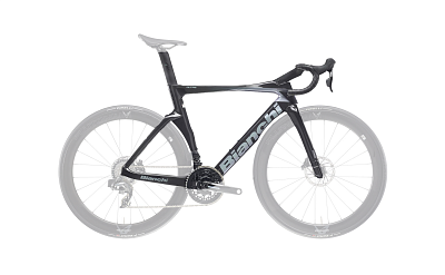 Рама шоссейная Bianchi Oltre Pro ZH / Глянцевый Черный-Серый