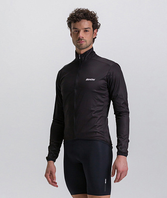 Ветровка Santini Nebula Wind Jacket / Черный