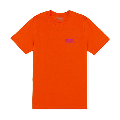 Футболка Cinelli T-Shirt Racing Bicycles / Оранжевый-Розовый