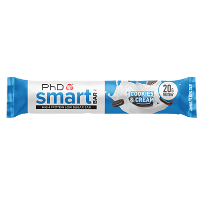 PhD Smart Bar, протеиновый батончик, вкус Печенье и Сливки, 64гр