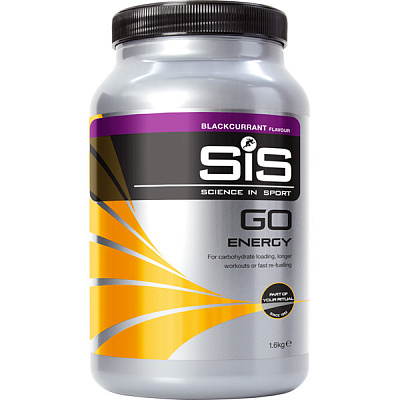 Напиток углеводный SiS GO Electrolyte с электролитами в порошке, вкус Черная Смородина, 1.6 кг.