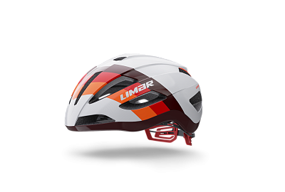 Велосипедный шлем Limar Air Master / Белый-Красный-Коричневый 70s