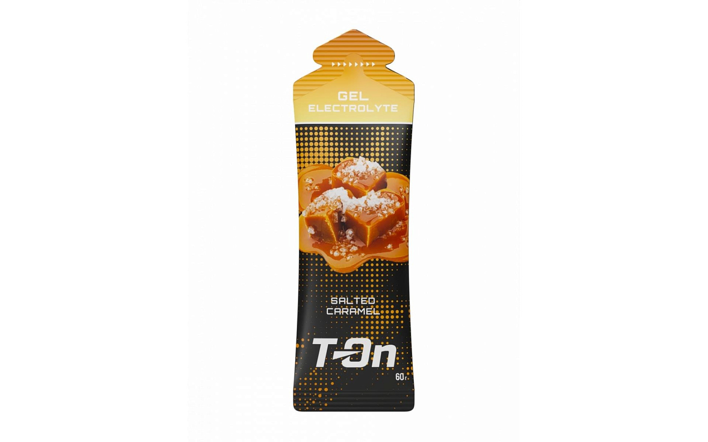 Энергетический углеводный гель T-ON ELECTROLYTE GEL / 60мл / Соленая карамель