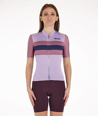 Веломайка женская Santini Eco Sleek Bengal Women's Jersey / Фиолетовый