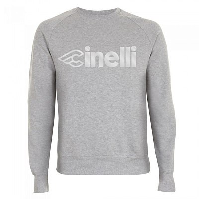 Кофта Cinelli Sweatshirt Crewneck Cinelli Reflect / Серый