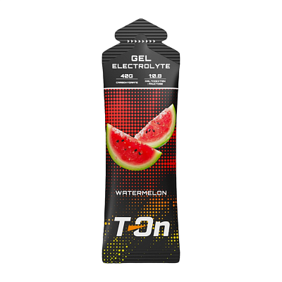 Энергетический углеводный гель T-ON ELECTROLYTE GEL / 60мл / Соленый Арбуз