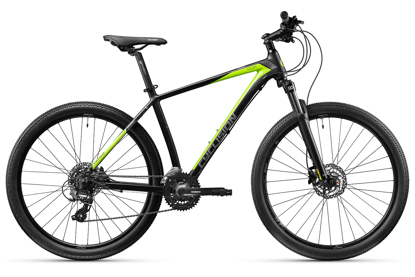 Cyclision Corph 5 Altus 29" / Черный-Салатовый